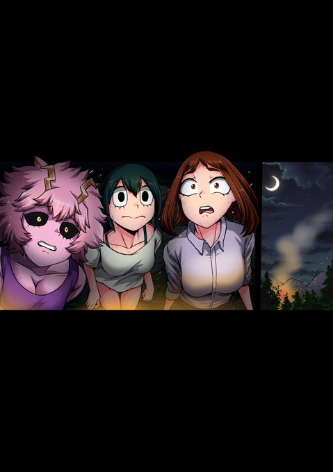 .
.
.
.
.
.
.
ウソ…でしょ?で…デク…くん???
...No...is that you......Deku-kun??? 