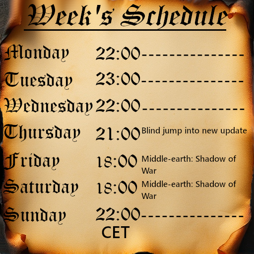 RafhatDimak's tweet photo. This week will have only 3 streams. https://t.co/ggwAZxkFCw