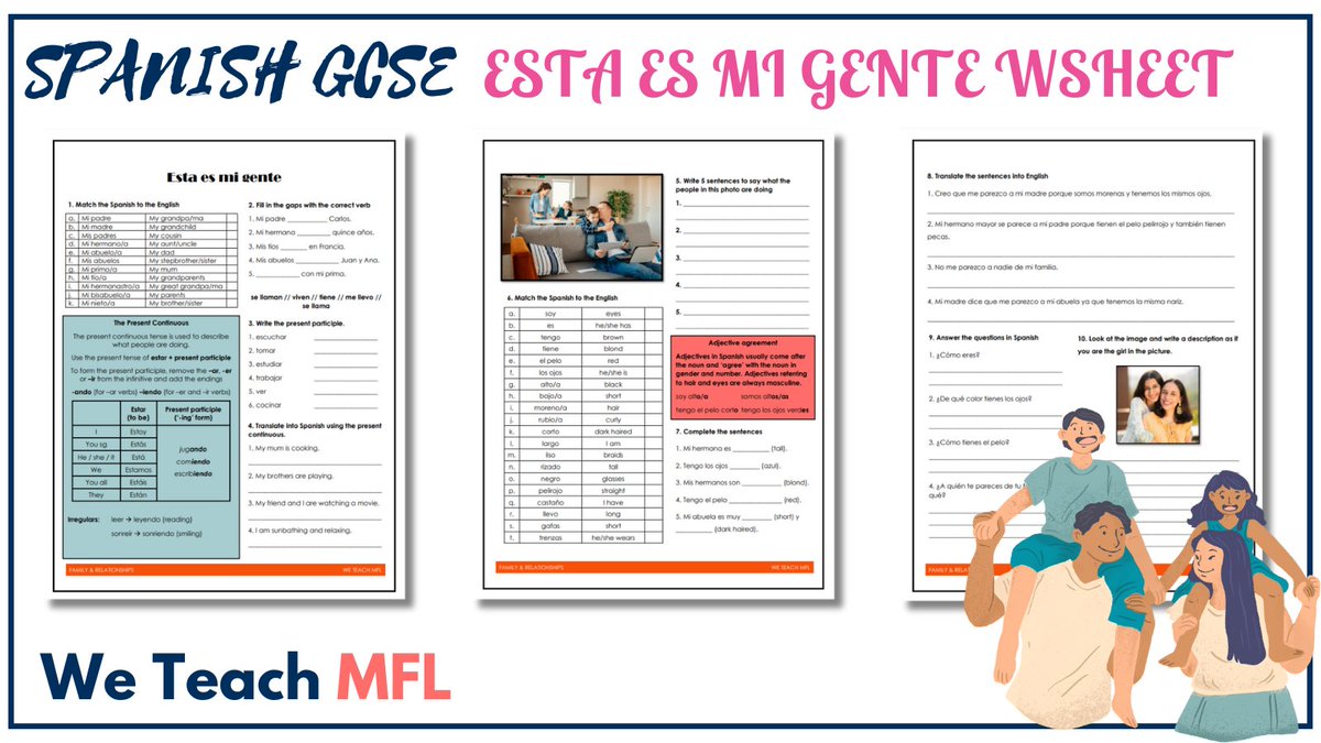 🎄 Still enjoying mince pies? Don’t worry about January planning just yet! 🍷✨ We've got you covered with a wealth of MFL resources, including our brand-new "Esta es mi gente" worksheet. Start the year stress-free—check it out now! 👇 weteachmfl.co.uk #mfltwitterati