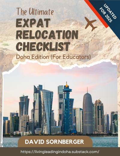 liveleaddoha's tweet image. Overwhelmed by moving to Doha? 🎓🏙️
This 115-page Expat Guide covers:
✅ Contracts & visas
✅ Finding your dream home
✅ Integrating into Qatari culture
Start stress-free planning today for just $7!
➡️ livingleadingindoha.substack.com/p/relocating-t…
#RelocatingToDoha #TeachInDoha #ExpatLife