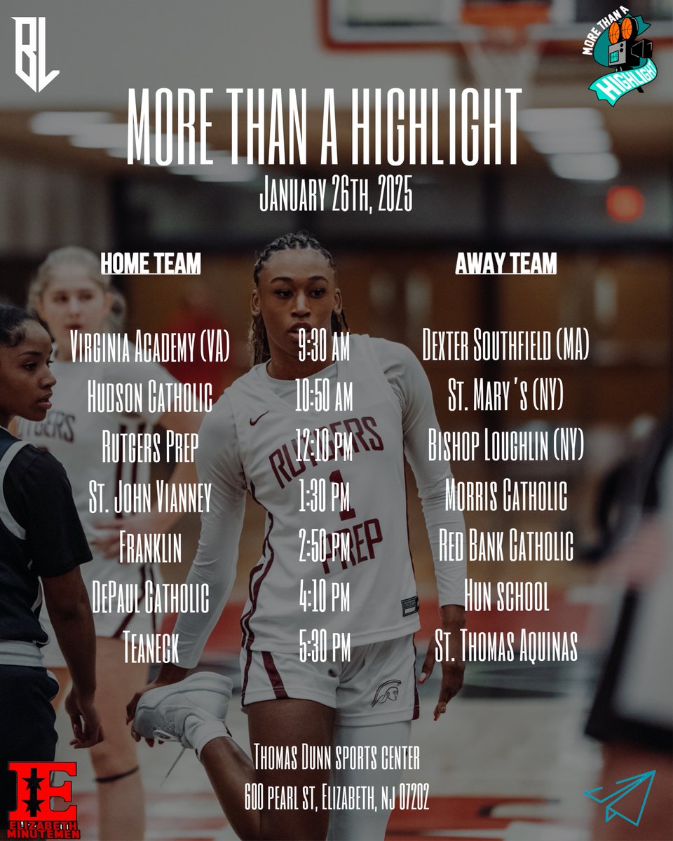 Girel ‘Broly’ Lewis (@brolylew) on Twitter photo MORE THAN A HIGHLIGHT ‘25 Updated Schedule 🚨 <a href="/MTAHShowcase/">More Than A Highlight</a>
Coach sign up:
docs.google.com/forms/d/e/1FAI…
<a href="/NJLadiesHoops/">NJ Ladies Hoops</a> <a href="/NYGHoops/">NYGHoops</a> <a href="/ByLuisTorres/">Luis Torres</a> <a href="/SheGotGame7/">She Got Game Classic</a> <a href="/Sh3gotgame1/">Sh3gotgame</a> <a href="/PassThaBall/">PassThaBall.com</a> <a href="/NoBoyzAllowedBB/">No Boyz Allowed</a> <a href="/EJayArrow/">E J 🏀</a> <a href="/ATChallenged/">Athletically Challenged</a> <a href="/CoachJKreie/">Jimmy Kreie</a> <a href="/Coach_Daaiyah7/">Coach Dee</a> MORE THAN A HIGHLIGHT ‘25 Updated Schedule 🚨 <a href="/MTAHShowcase/">More Than A Highlight</a>
Coach sign up:
docs.google.com/forms/d/e/1FAI…
<a href="/NJLadiesHoops/">NJ Ladies Hoops</a> <a href="/NYGHoops/">NYGHoops</a> <a href="/ByLuisTorres/">Luis Torres</a> <a href="/SheGotGame7/">She Got Game Classic</a> <a href="/Sh3gotgame1/">Sh3gotgame</a> <a href="/PassThaBall/">PassThaBall.com</a> <a href="/NoBoyzAllowedBB/">No Boyz Allowed</a> <a href="/EJayArrow/">E J 🏀</a> <a href="/ATChallenged/">Athletically Challenged</a> <a href="/CoachJKreie/">Jimmy Kreie</a> <a href="/Coach_Daaiyah7/">Coach Dee</a>