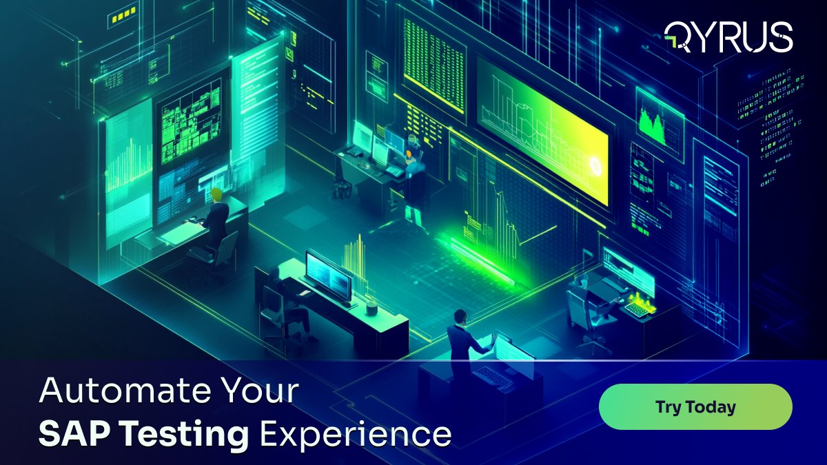 QyrusAI's tweet image. Qyrus RST is a configurable system for automating SAP specific periodic tests like monthly maintenance and release cycles. Make your SAP testing process easier by automating it using Qyrus!

Try Today: hubs.li/Q030v-yH0

#sap #saptesting #automation