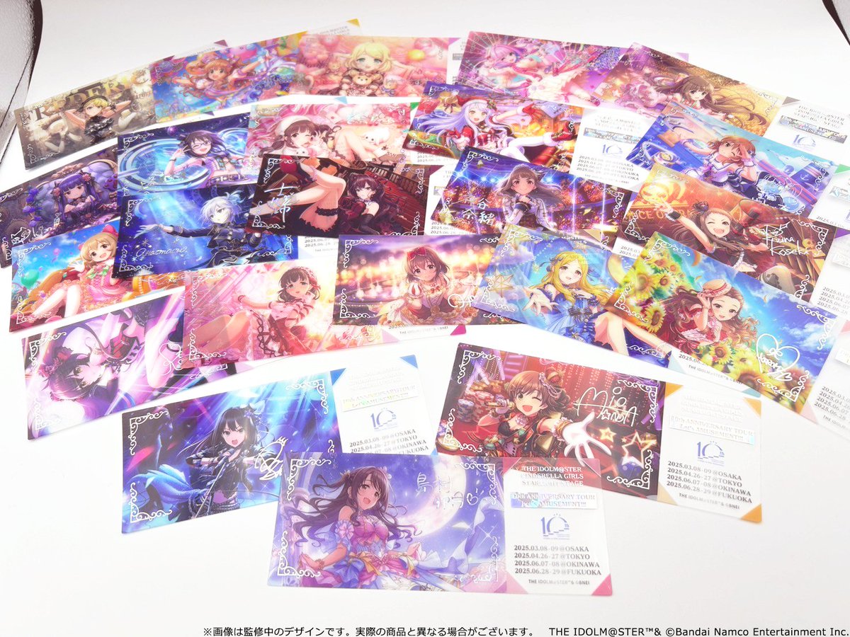 🎪#デレステ10thツアー 💕 ** ┈┈┈┈┈┈** 公式ホログラムクリア