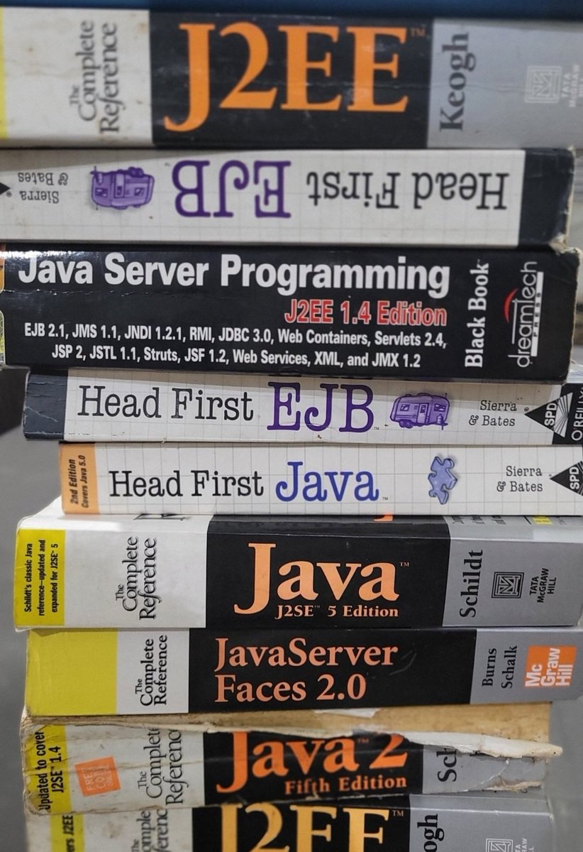 SumitM_X's tweet photo. Few ppl asked me - How long did it take to prepare the Java interview ebook , one month?

Well, It’s the culmination of years—yes 14 years—of reading these books 

14 years in this field and Thousands of interviews ! https://t.co/BGrOR8vWGP