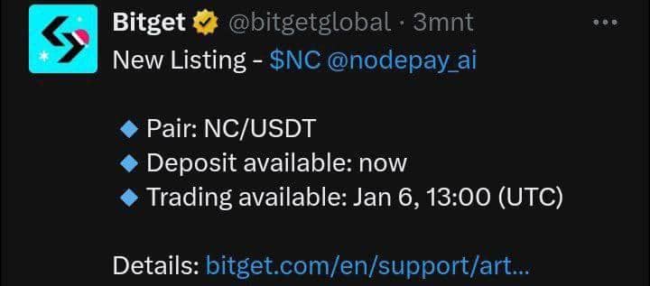 insightsphere7's tweet image. Nodepay will be listing on 6th january. 
If you didnt mine season 0 and 1 you are not late at all.
Season 2 is still ongoing and season 3 will start soon.
Join here and lets earn together
app.nodepay.ai/register?ref=Q…
