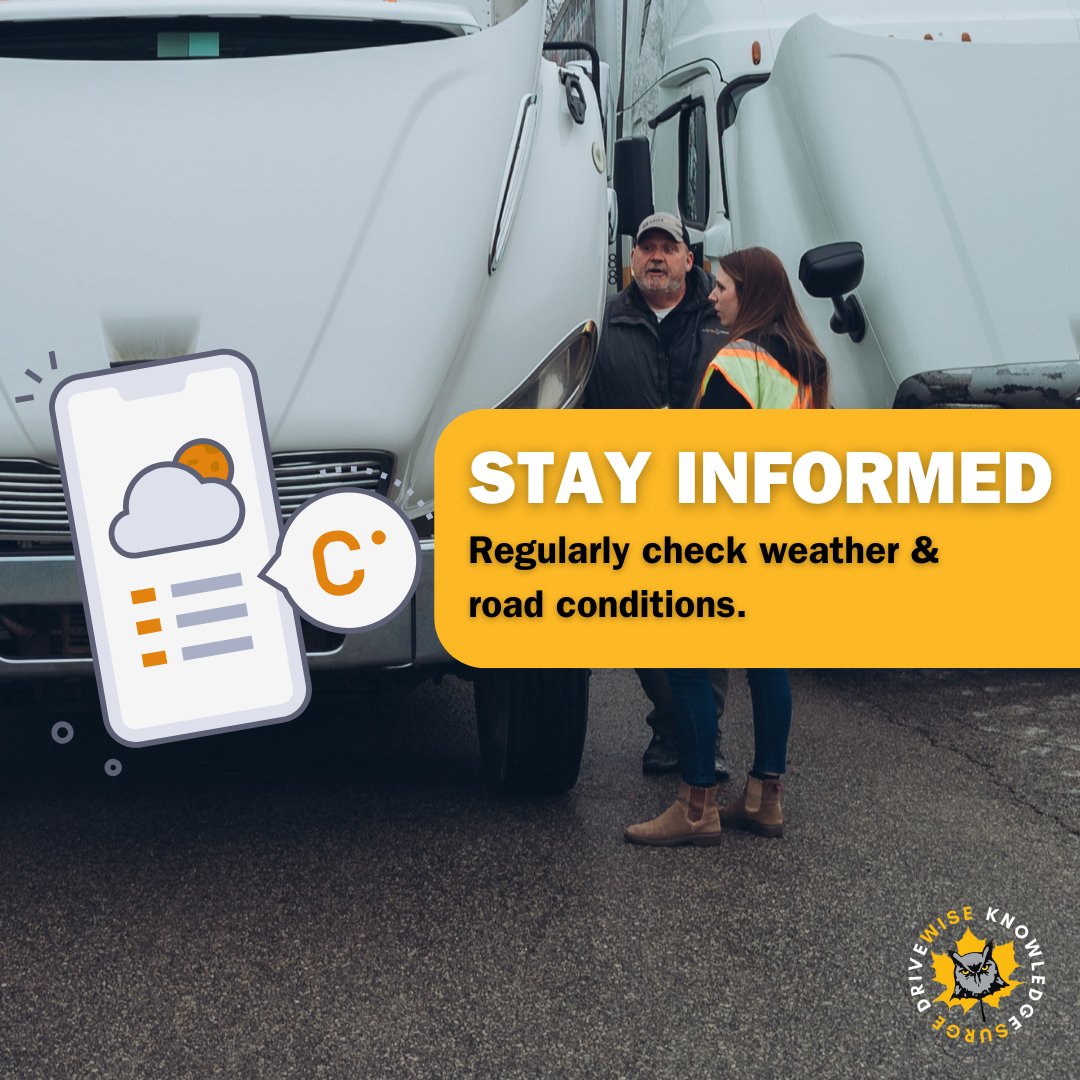 SurgeKnowledge's tweet image. Quick, check the weather! ❄️

Staying informed is always key, but especially during the winter months. Regularly check weather and road condition updates to plan your route and avoid potential hazards.

#WinterWeatherAlert #CheckTheWeather  #KnowledgeSurge