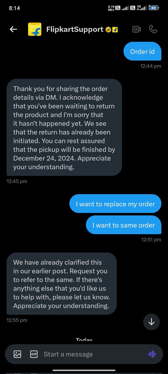 sonu221712's tweet photo. JO SELLER H FROUD H USNE SERE SATH FROUD KIYA H AUR AB VO ITEM SHIPPED N KAR RHA H MAINE KAR BAR COMPLAINT KI FLIPKART PAR BUT ABHI TAK KUCHH N HUA M KAB TAK INTEJAR KARUNGA . https://t.co/HtrlWoEVyP
