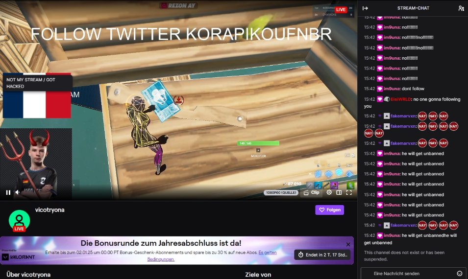 VICO PERM BAN on Twitch ?????