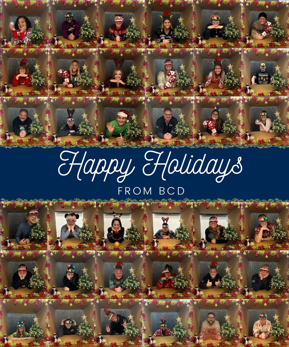 #HappyHolidays from our festive team to yours!☃️🎄