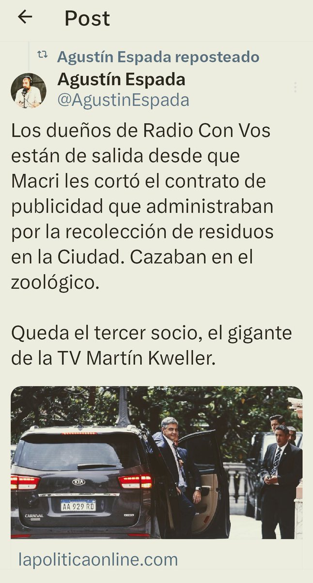 El desembarco de los gerentes de Gabriel Hochbaum, nuevo dueño de Radio con Vos, viene con cambios en la programación de la emisora con perfil "progresista". Hochbaum, accionista de medios de derecha (El Observador) y exsocio del canciller Werthein, acaba de salir del Gpo América