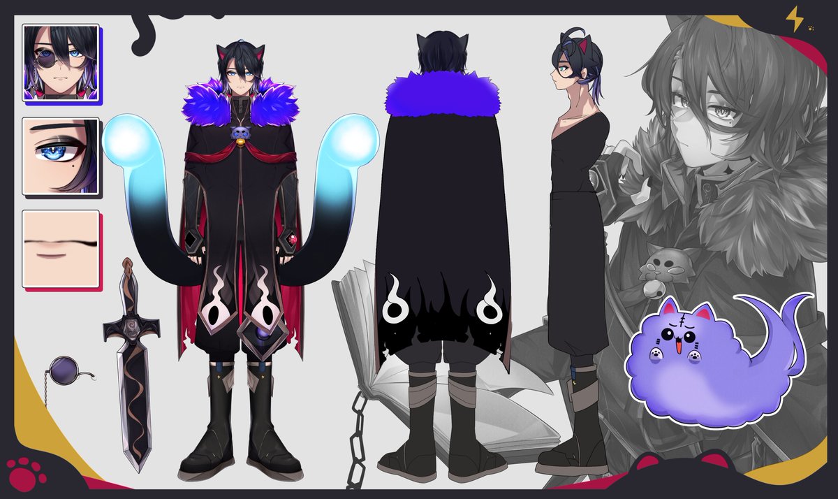 夏目朔夜🐈‍⬛†🎵@新人VTuber【チェリーポップ/歌ってみた