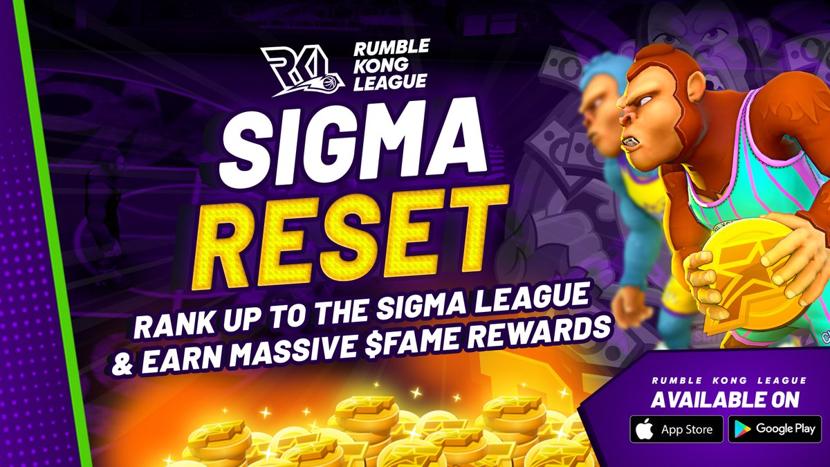 RumbleKongs's tweet image. The Sigma League has been reset, and $FAME rewards have been sent out 🏆
All hoopers in this League can now restart their journey to reach those all-important top 3 placements & earn the BIG $FAME rewards 💰
Let's check out the top hoopers from SZN 2 👇