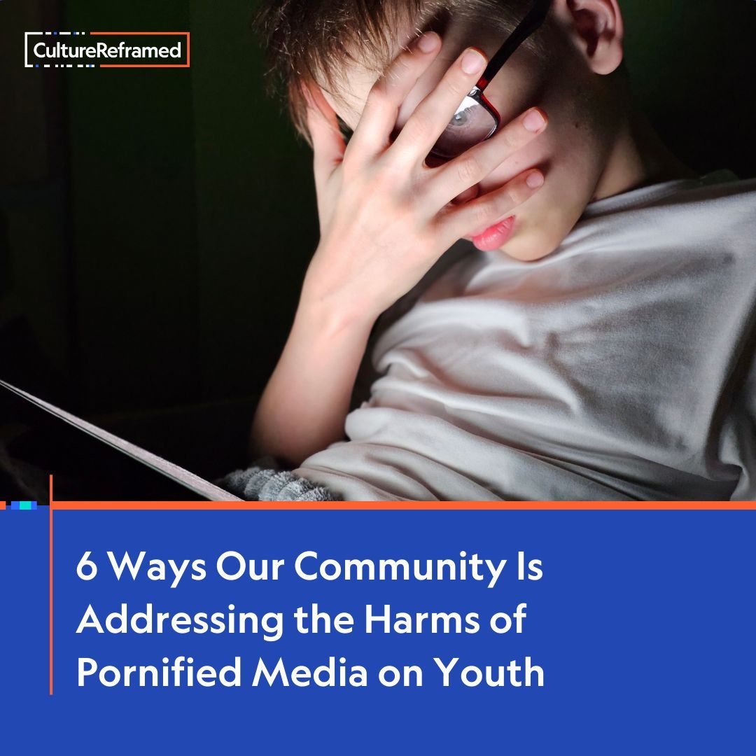 Your support makes a real impact on the lives of youth. 💙 Follow the link to explore six ways our community is addressing the porn crisis and how to further support our work: 
buff.ly/41LsZhI 
#CultureReframed #ProtectingYouth #DigitalSafety #PornHarms