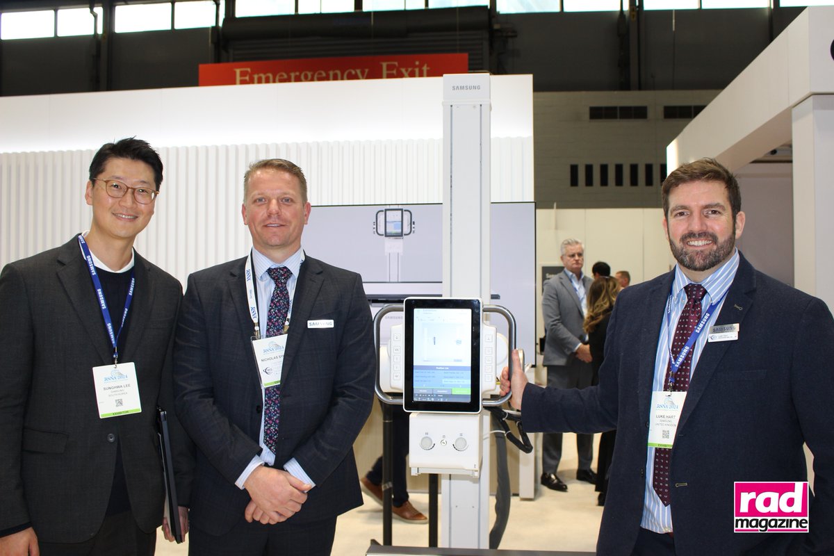 RAD Magazine (@radmagazine) on Twitter photo At #RSNA24 with the Samsung GF85 DR x-ray system are Samsung’s Sunghwa Lee and Nick Sykes and Luke Hart from <a href="/mishealthcareuk/">MIS Healthcare</a>
radmagazine.com/events-gallery…
#RADMagazine #medicalimaging #news #radiology #oncology At #RSNA24 with the Samsung GF85 DR x-ray system are Samsung’s Sunghwa Lee and Nick Sykes and Luke Hart from <a href="/mishealthcareuk/">MIS Healthcare</a>
radmagazine.com/events-gallery…
#RADMagazine #medicalimaging #news #radiology #oncology