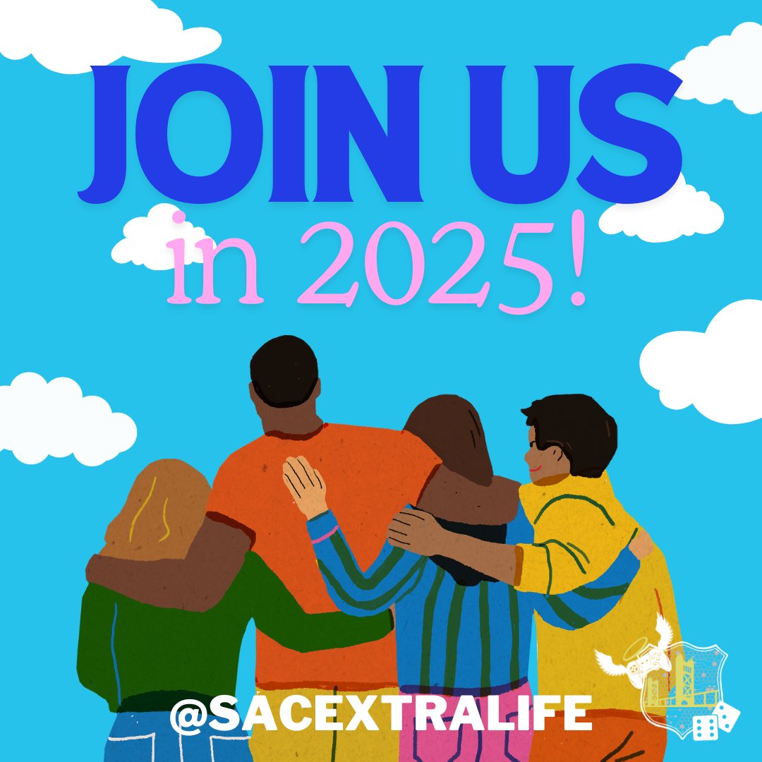 Sacramento Extra Life (@sacextralife) on Twitter photo 🎮 As we close out 2024, make a New Year's resolution to join the Sacramento Extra Life Guild! Help us raise funds for <a href="/CMNatUCDavis/">CMN at UC Davis</a> in 2025.
💙 extra-life.org/team/sacextral…
#ExtraLife #SacExtraLife #changekidshealth #newyearsresolution 🎮 As we close out 2024, make a New Year's resolution to join the Sacramento Extra Life Guild! Help us raise funds for <a href="/CMNatUCDavis/">CMN at UC Davis</a> in 2025.
💙 extra-life.org/team/sacextral…
#ExtraLife #SacExtraLife #changekidshealth #newyearsresolution