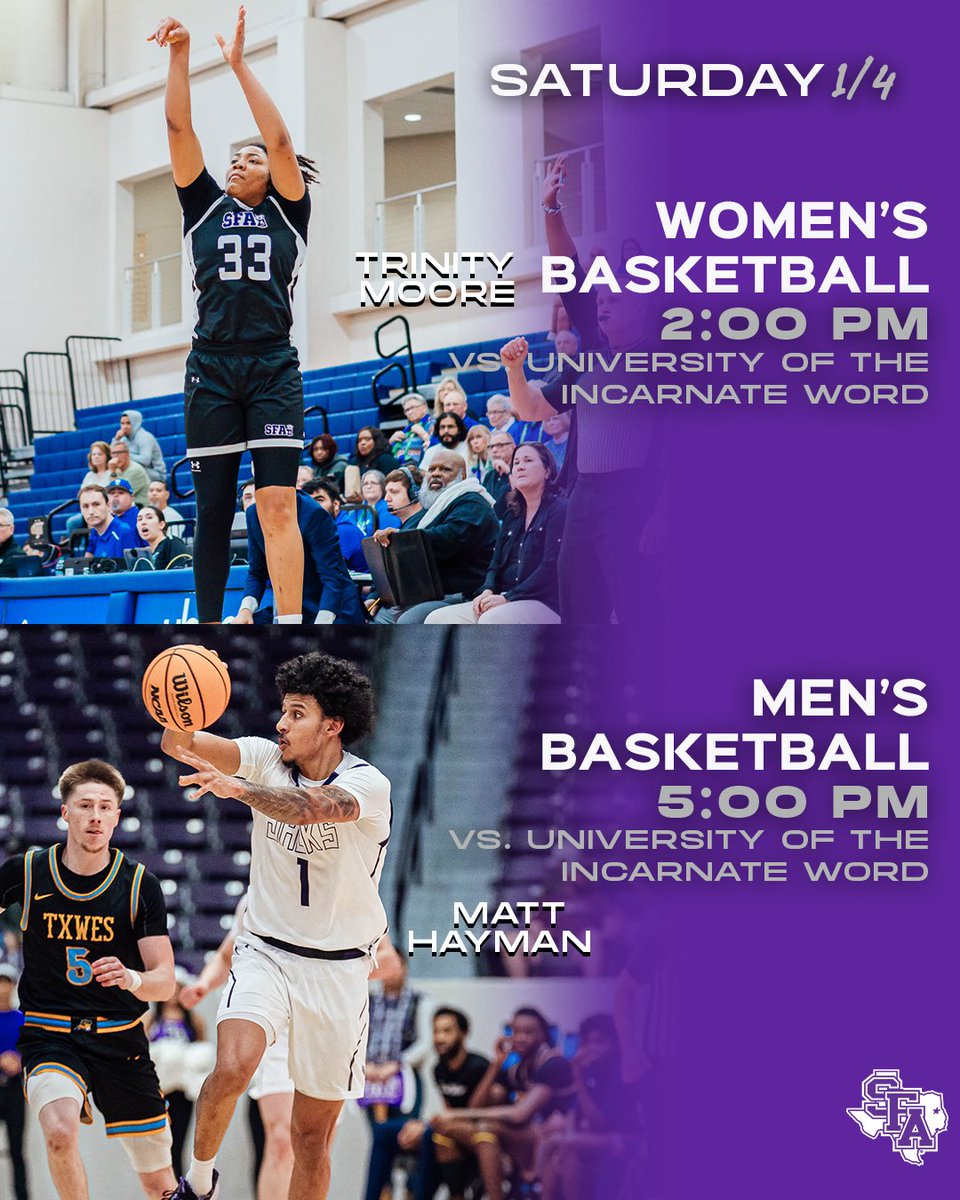 Here's a look at everything happening this week in SFA Athletics 🪓

#AxeEm