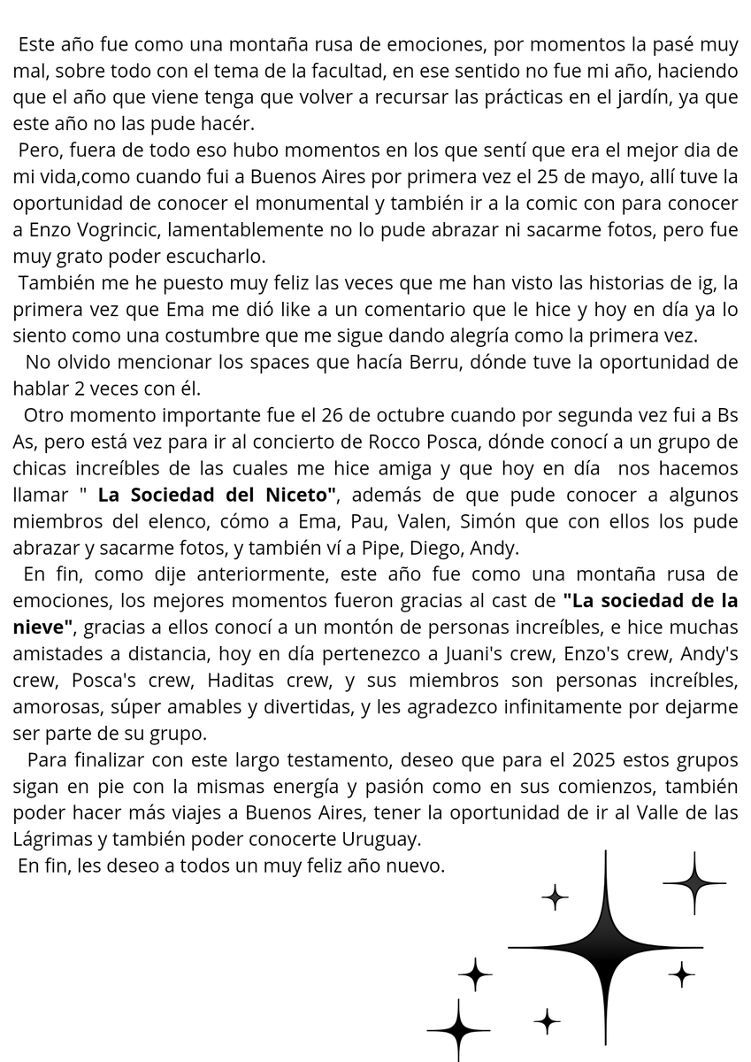 Gracias por este año loco e increible los amo ❤️  #haditasnewyear <a href="/HaditasCrew/">Haditas crew</a>
@juanicrew <a href="/Andyprsscrew/">Andy’s crew</a> <a href="/enzocrew_/">Enzo’s Crew</a> <a href="/poscacrew/">Posca's crew</a> <a href="/Juanicar2/">Juanicar</a> <a href="/pipegonotano/">felipe</a> <a href="/emanuel_parga/">Emanuel Parga</a> <a href="/aguberruttiok/">Agustin Berrutti</a> <a href="/AndyPruss1/">Andy Pruss</a>
