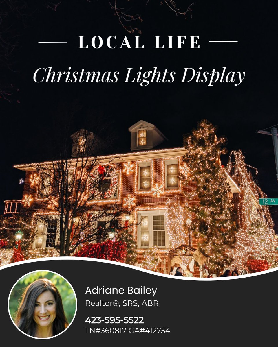 Adriane777's tweet photo. Get into the holiday mood with dazzling Christmas lights around the city! π Where's your go-to spot for the best light display? Share and spread the sparkle!
#holiday #christmaslights #lightdisplay #tistheseason #clear #colored #sparkle #chattanooga #tennessee https://t.co/lQ1XueePsy