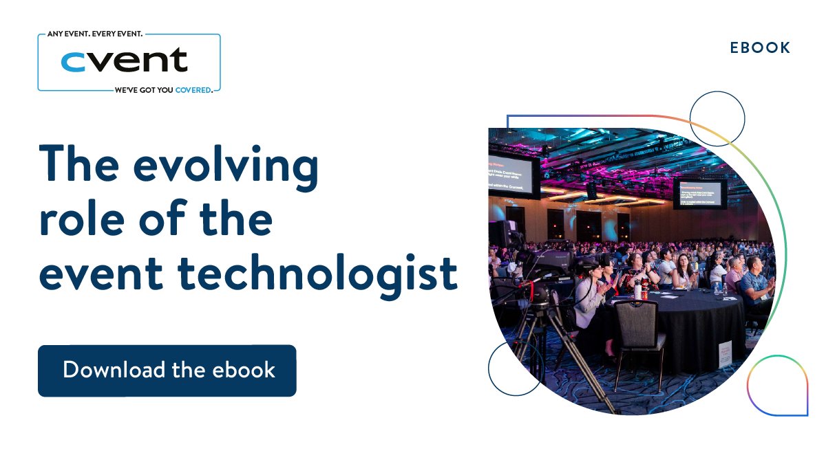 As events become a part of your martech stack, it's necessary for you to grow into the role of an "event technologist". Download our new eBook to learn the responsibilities and opportunities for event technologists and why it's important for you in 2025. vist.ly/3mr7fqu
