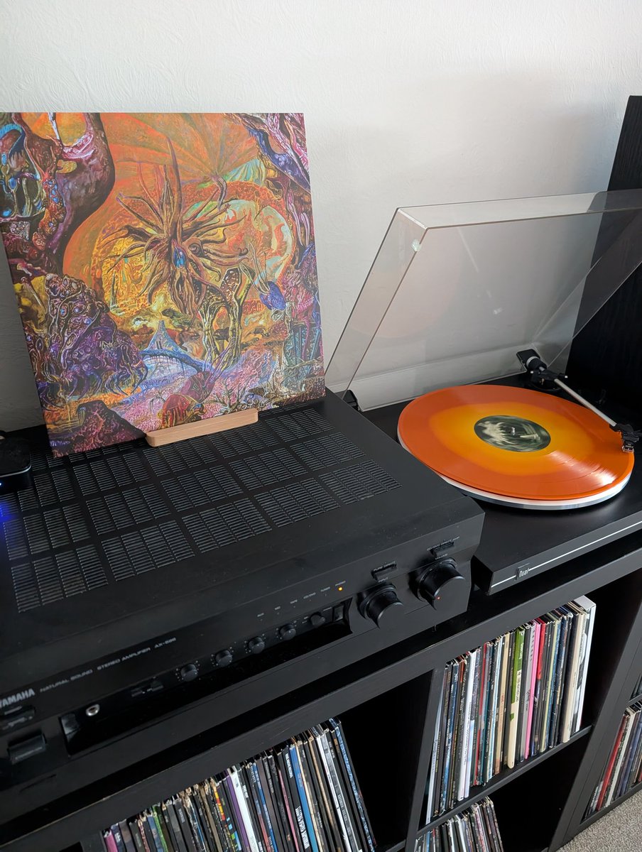 JoeyTregenza's tweet photo. Another brilliantly bonkers one... Didn't quite make my top 40 this year, just didn't listen to it enough but it's another example of just how incredible the British heavy music scene is right now! OOOF! #slimelord #deathmetal #nowplaying #vinyl #metaltwitter https://t.co/c4vdf57e1G