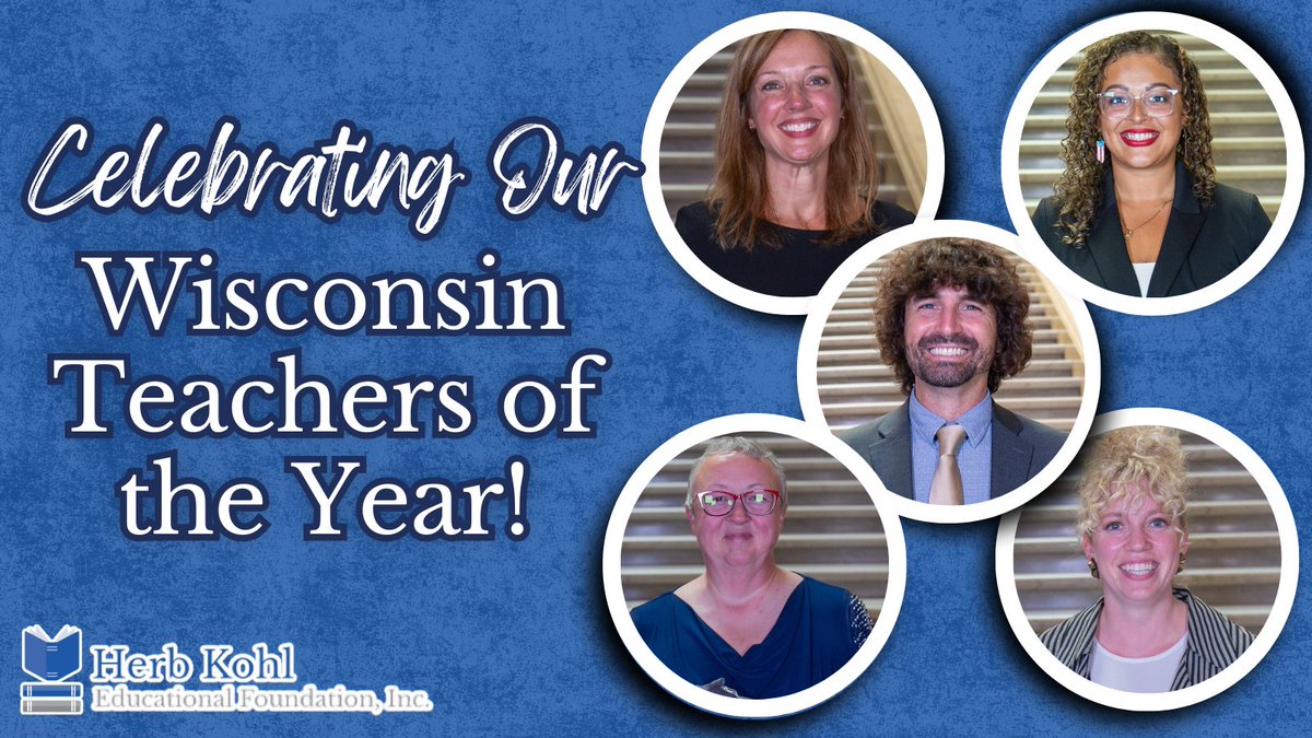 Herb Kohl Educational Foundation (@hkedfoundation) on Twitter photo We would like to extend one more huge round of applause for our incredible 2025 Teachers of the Year!
⭐ Ana Bȧez <a href="/MilwaukeeMPS/">Milwaukee MPS</a>
⭐ Bethany Counard, West Depere
⭐ Brian Counselman, @MMSDSchools
⭐ Sara Krajewski, Cambridge
⭐ Rachel Sauvola, <a href="/NewRichmondHS/">New Richmond HS</a> We would like to extend one more huge round of applause for our incredible 2025 Teachers of the Year!
⭐ Ana Bȧez <a href="/MilwaukeeMPS/">Milwaukee MPS</a>
⭐ Bethany Counard, West Depere
⭐ Brian Counselman, @MMSDSchools
⭐ Sara Krajewski, Cambridge
⭐ Rachel Sauvola, <a href="/NewRichmondHS/">New Richmond HS</a>