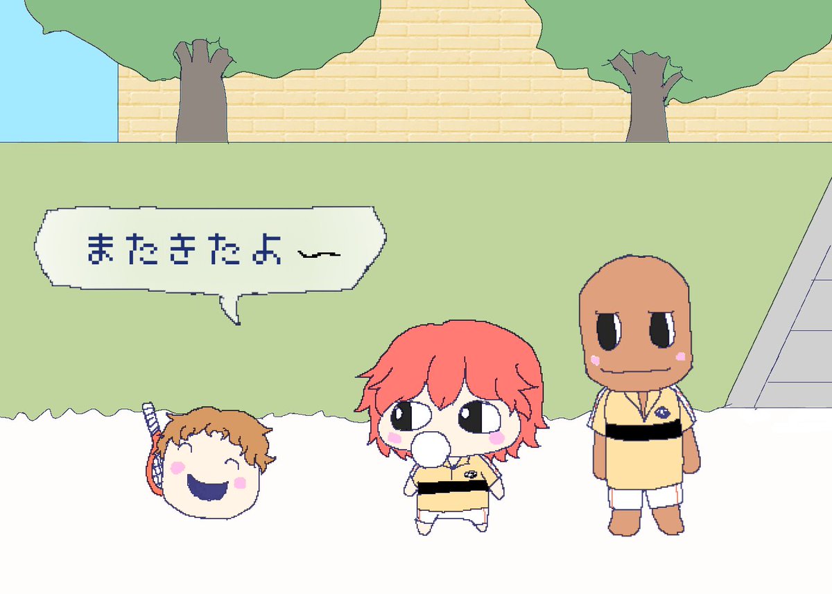 0405mtnb's tweet photo. たぶん描き納めのパロ絵　n番煎じかも https://t.co/fnfEQ1sUwS