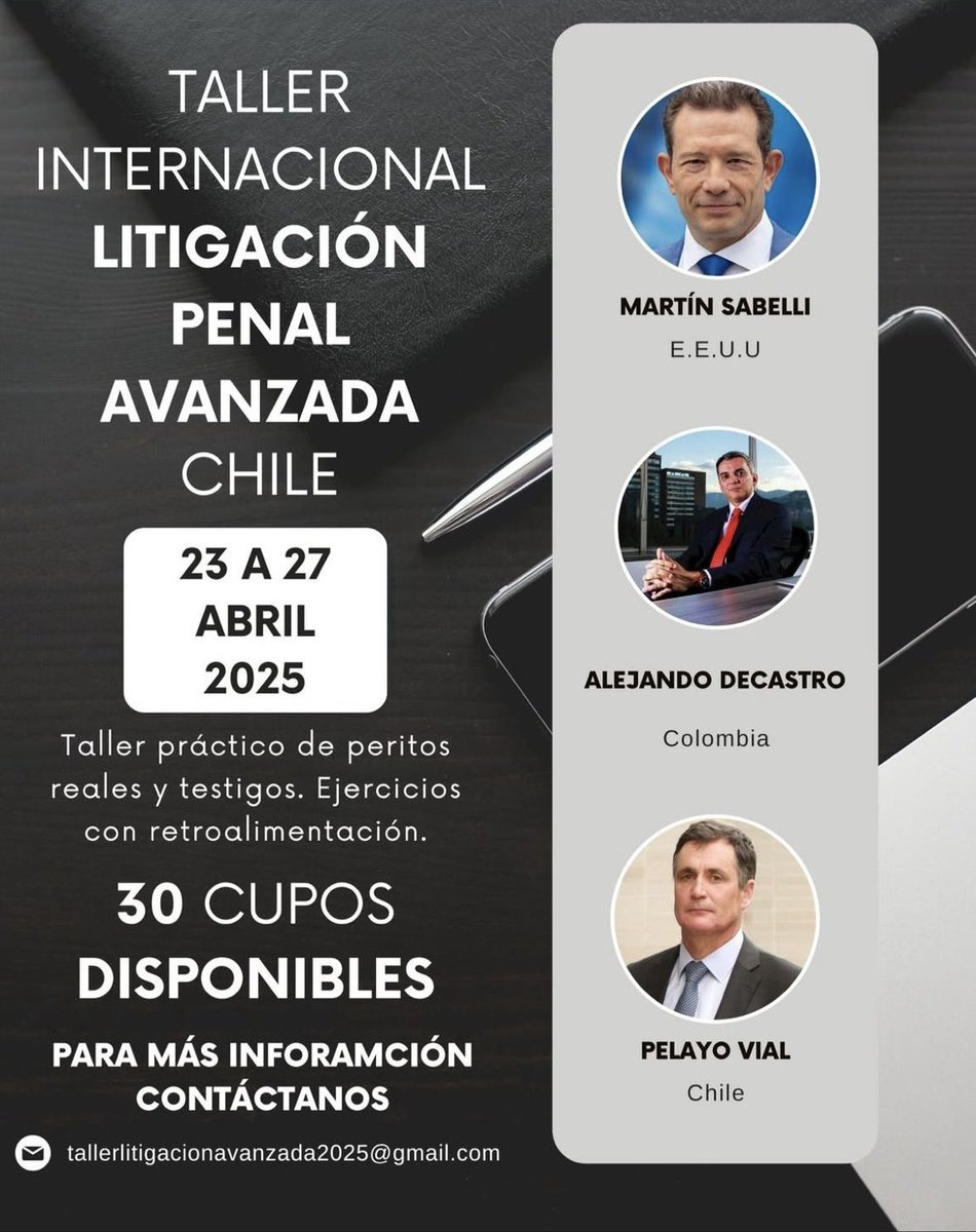 Nos vemos en Chile el próximo año, con Pelayo Vial y <a href="/martin_sabelli/">martín sabelli</a>   Cordialmente invitados.