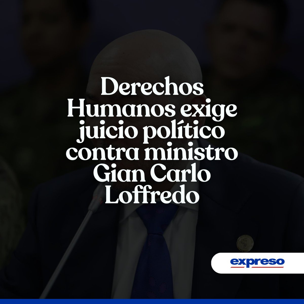 Expresoec's tweet image. El Comité Permanente por la Defensa de los Derechos Humanos (CDH) solicitó a la Asamblea que inicie un juicio político contra el ministro de Defensa, Gian Carlo Loffredo, tras la desaparición forzada de cuatro niños.

Lee más 👉 bit.ly/4gzhTko