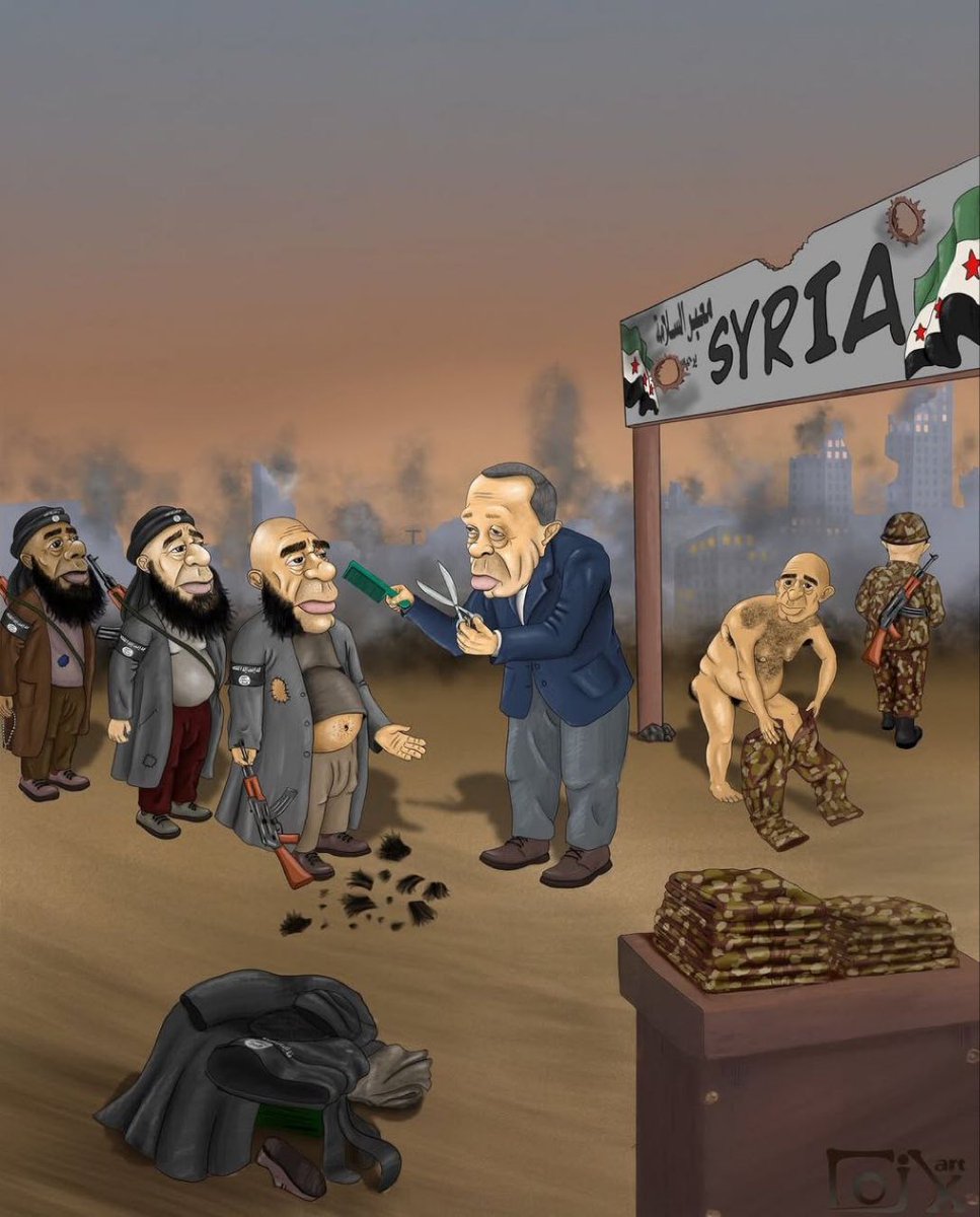 lezbottann's tweet image. Rewşa Cîhadîstên Mirovxwer û Têkilahîyên bi Xwînmêj Erdoxan re pir baş îzah kirîye!
#DefenRojava