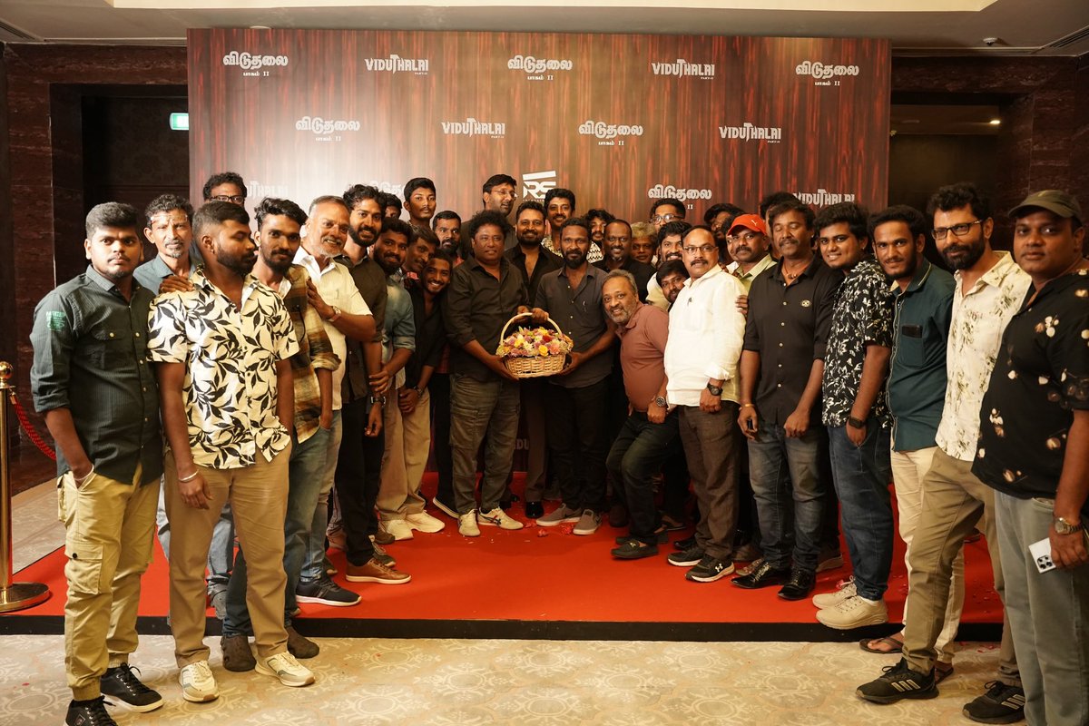 Thanks for your love and support #ViduthalaiPart2 ❤🔥