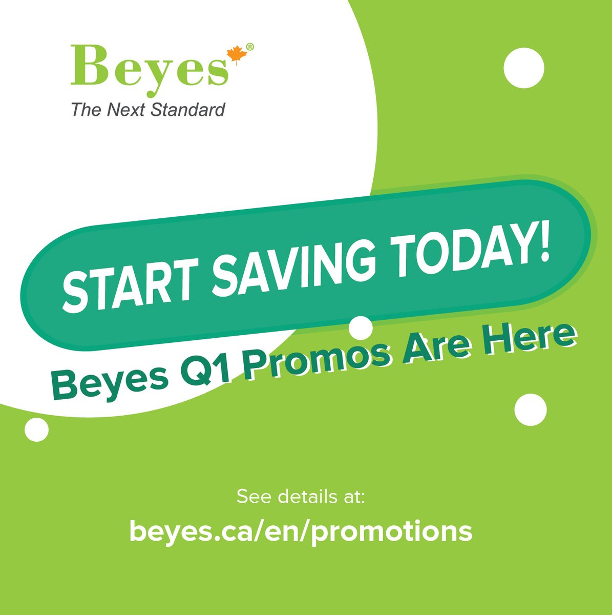 Beyes Q1 Promos Have Dropped!

As the new year kicks off, let Beyes help you save on your essential equipment, whether it’s to stock-up or upgrade, Beyes has you covered!
