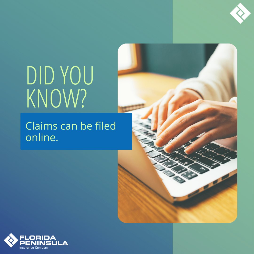 FLPenInsCo's tweet image. Stress-free claims, the Florida way! 🌴 Learn how we make filing as smooth as sunshine: floridapeninsula.com/claims?utm_sou…

#ClaimsSimplified #DigitalFirst #FloridaPeninsula #InsuranceClaims #FloridaPeninsulaCares