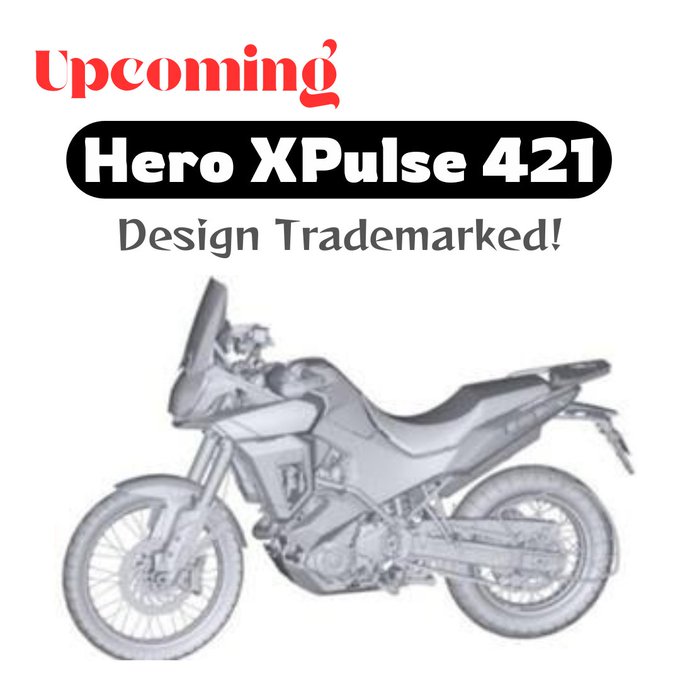 Upcoming Hero XPulse 421 Design Trademarked
