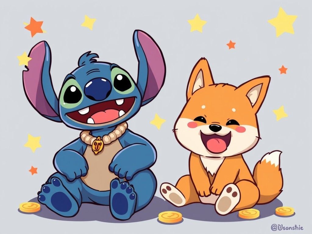 StitchesMeme's tweet photo. Stitch is having a blast hanging out with friends and making new memories! 🥳 Plus, have you heard about the Stitch memecoin? It's the latest buzz in the crypto world! 🌐 Don't miss out on this fun combo of community and innovation. #StitchFriends #CryptoFun #crypto #cryptocurrency #metaverse #dogecoin #blockchain #xrp #cryptok #shibarmy #web3 #DogelonMars  #cryptocom #altcoins