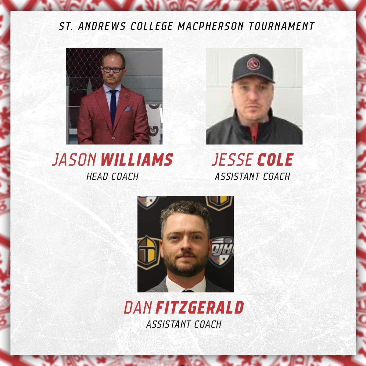 GOHLHockey's tweet photo. The GOJHL is excited to announce our coaching staff for the @sachockey1899 MacPherson Tournament, January 31st to February 2nd in Aurora!  

#GOJHL https://t.co/K7H54P07vy
