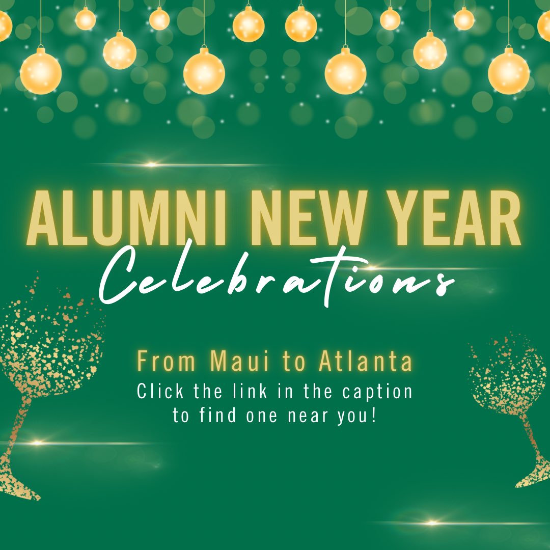We’re ringing in 2025 with fellow alumni all over the country — beginning Jan. 4 in Maui. 🌺

You can find a celebration near you at the link below:

babson.edu/alumni/attend-…

Happy New Year! 🎊🎈 

#babson #babsonalumni #nye