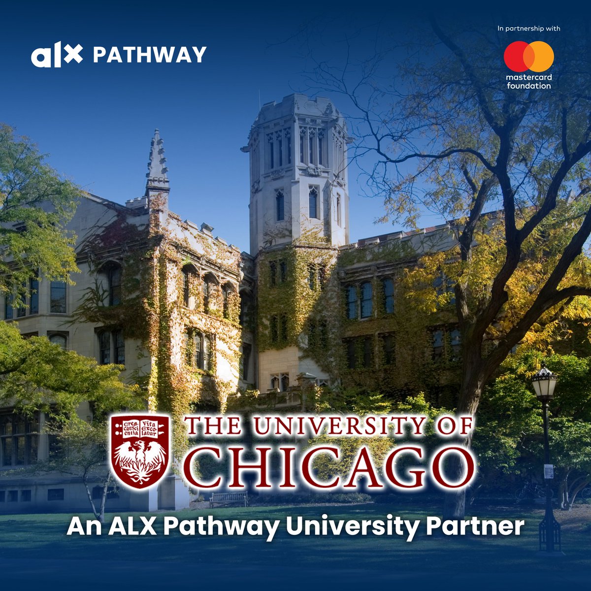 💡 One decision unlocks endless possibilities! 🌍 Excited to welcome the University of Chicago as an #ALXPathway partner! 🎓 A global leader in research and diversity 🌎. 

Start your journey: bit.ly/3ZIVr2x