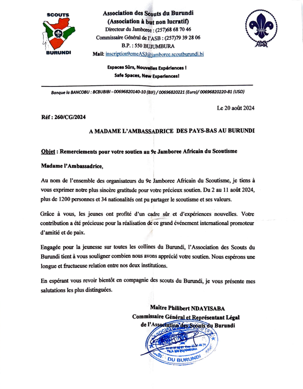 NLinBurundi's tweet photo. Visite de #ScoutsBurundi à #NLinBurundi. Un geste de remerciement à l’endroit de #NLinBurundi pour avoir participé à l’accueil du 9ème Jamboree Africain de Bungere- Gitega/ Burundi.
#YouthAtHeart
#Empowerment
#InvestissementJeunesse
#DevelopementInclusif https://t.co/iSbsCVO2iD
