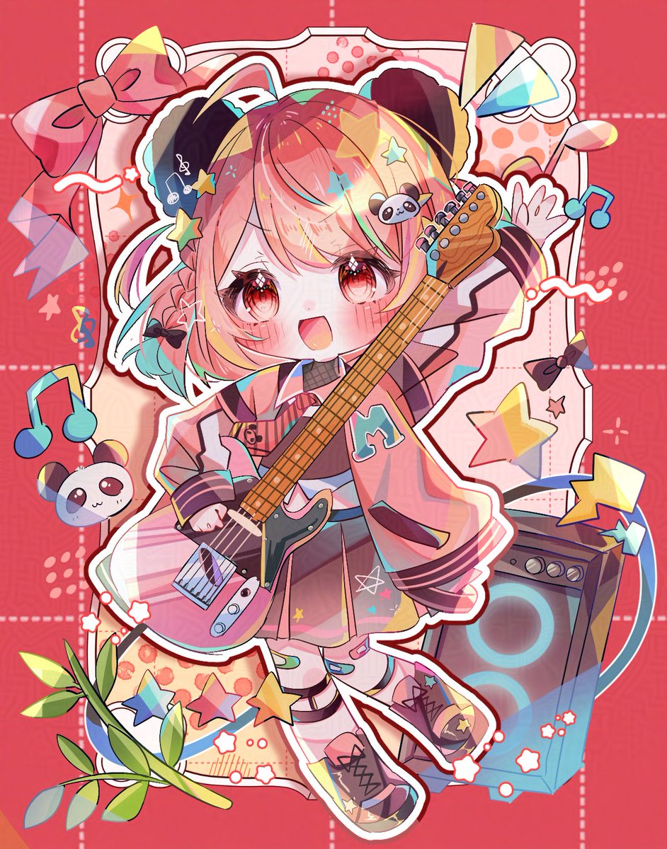 dkmilkbee's tweet photo. 🎊祝米亞聖誕快樂，新年進步&amp;生日快樂！🎉🥳
期待下年LIVE SHOW！ 祝順利！

繪: しろくまあいす(@\SIROKUMA_ice_sr)
#mya_rt

(ps:圖片使用了Glaze防AI訓練,差分下收) https://t.co/QBys9uG7fs