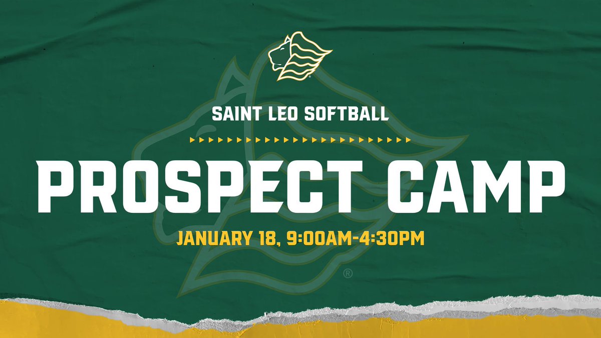 🚨Winter Prospect Camp🚨

You do not want to miss this! Spots are filling up fast, sign up today to interact directly with our team and showcase your skills! We hope to see you there💚💛 #slusb #futurelions
