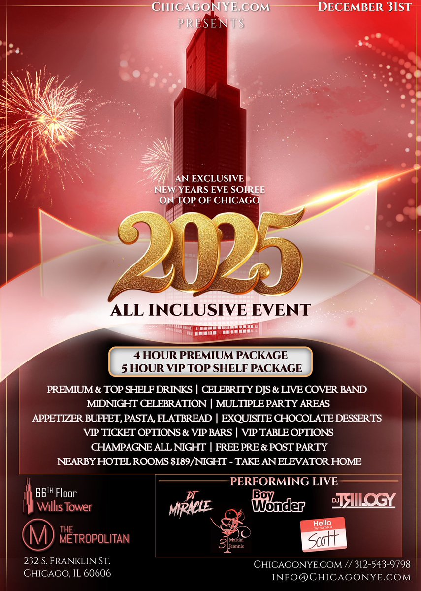 Djing on the 66th floor, tomorrow night! #NYE