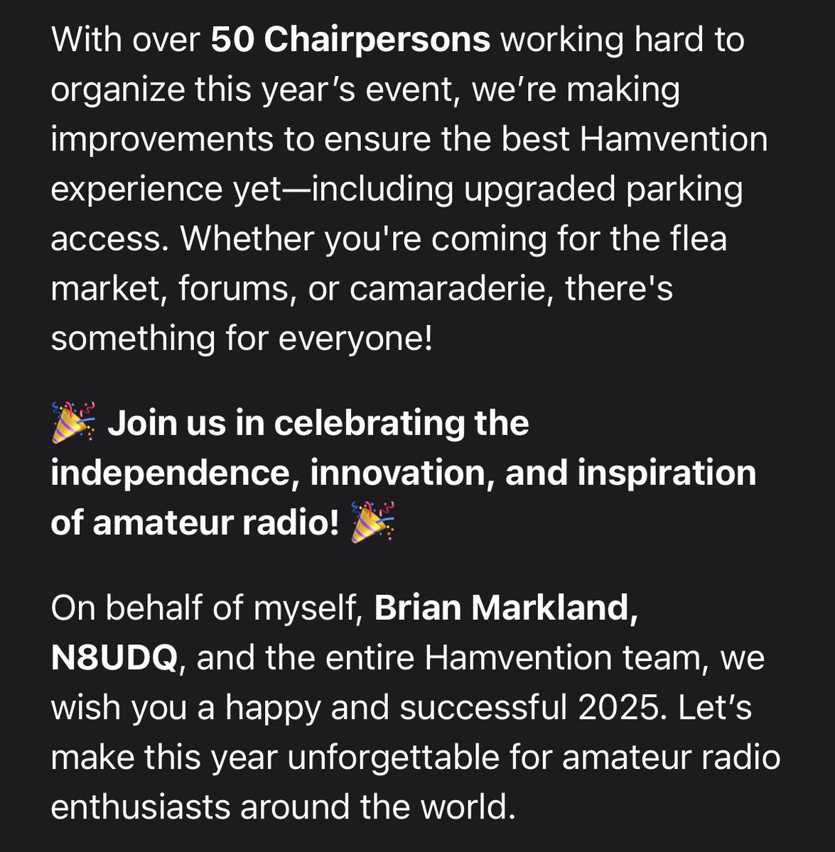 🔗 Grab your tickets today: hamvention.org