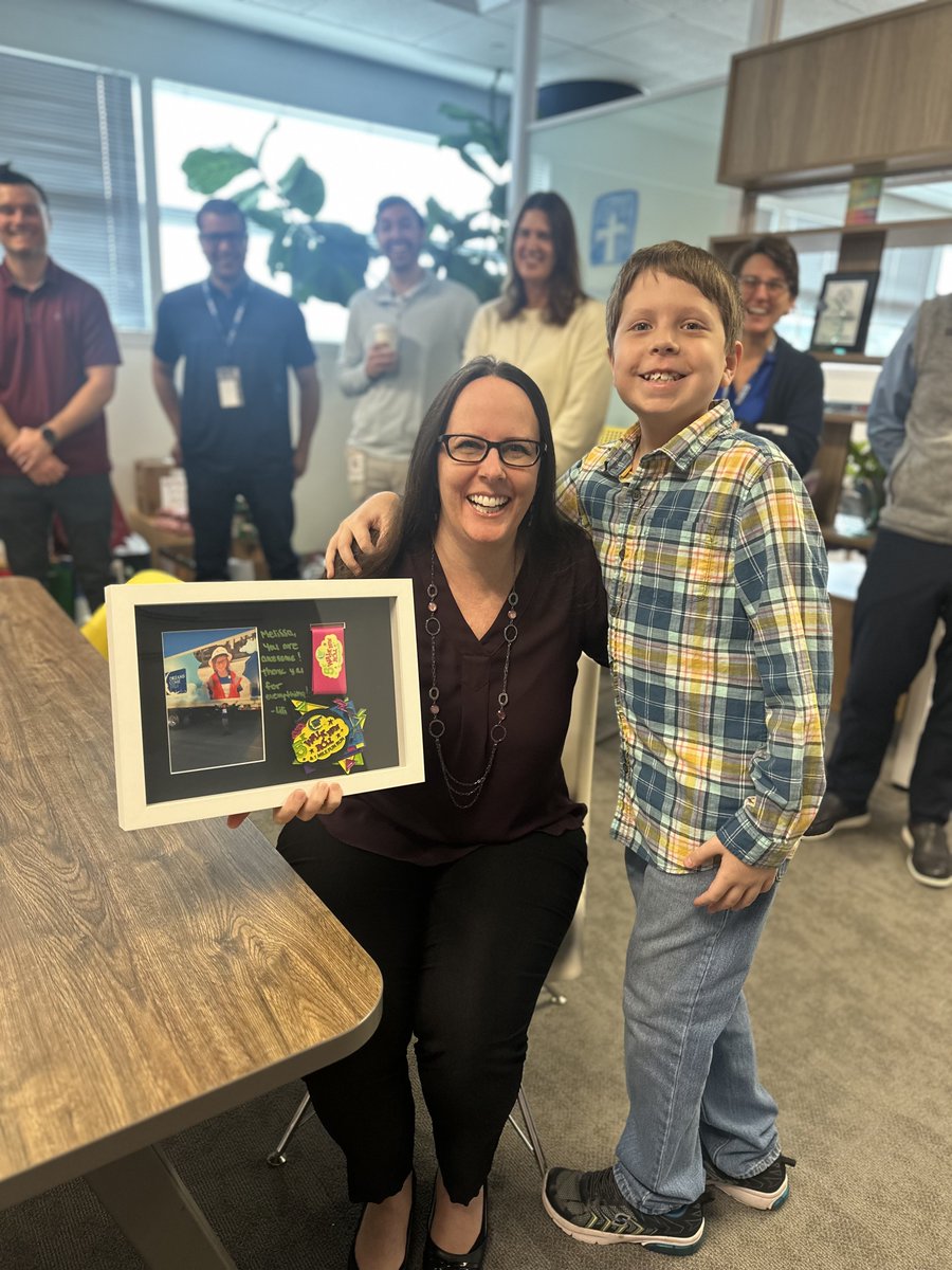 We welcomed some special guests from @Dreams Come True to present #TeamTOTE the Top Corporate Fundraiser for the #DCT 5K Walk, Run &amp; Roll for the seventh year!

Thanks to Dreamer Bentley and the DCT team for another incredible year supporting this organization!