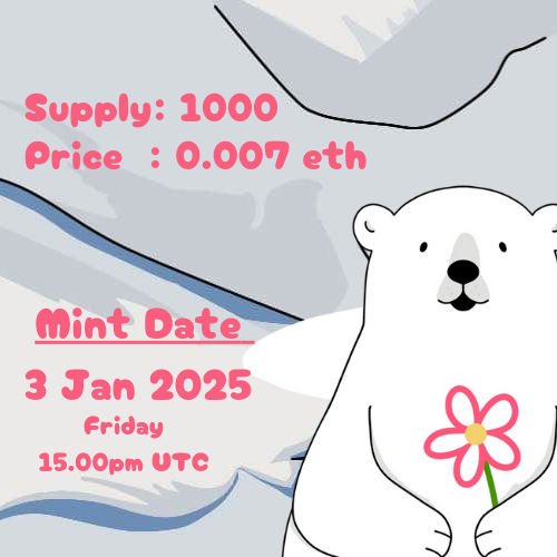 Mint Announcement!

Supply: 1000
Price    : 0.007 eth
Date     : 3 Jan 2025 
                 Friday /// 15.00 UTC