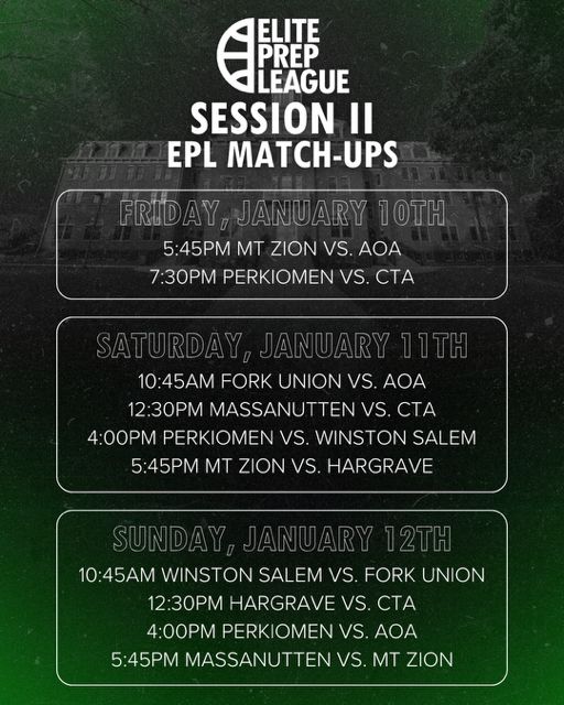 CanadaTopflight's tweet photo. @ElitePrepLeague Session 2 hosted @PerkBasketball schedule released @theCBGLive @DrewEbanks @onpointscouting @PlatinumCircuit @OntarioSBA @themapleminute @ScoutNSuit @wesblairbrown @JUCOadvocate @Tisinthehouse @ottawahoops @AllCanadianGame @CanBball @PrepHoops @SportsOttawa https://t.co/9vgvHgbWj0