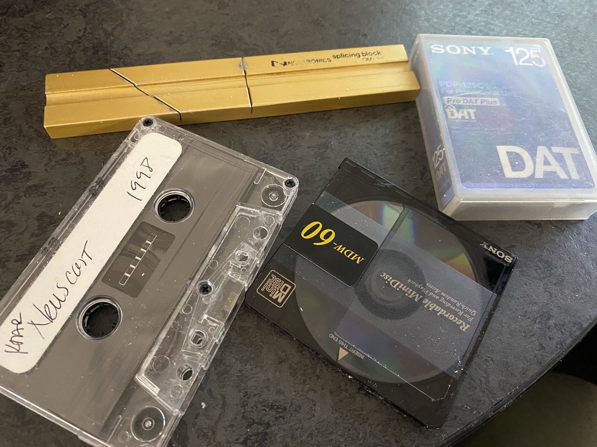 Cleaning out my desk drawers is like opening a news reporting time capsule.😆