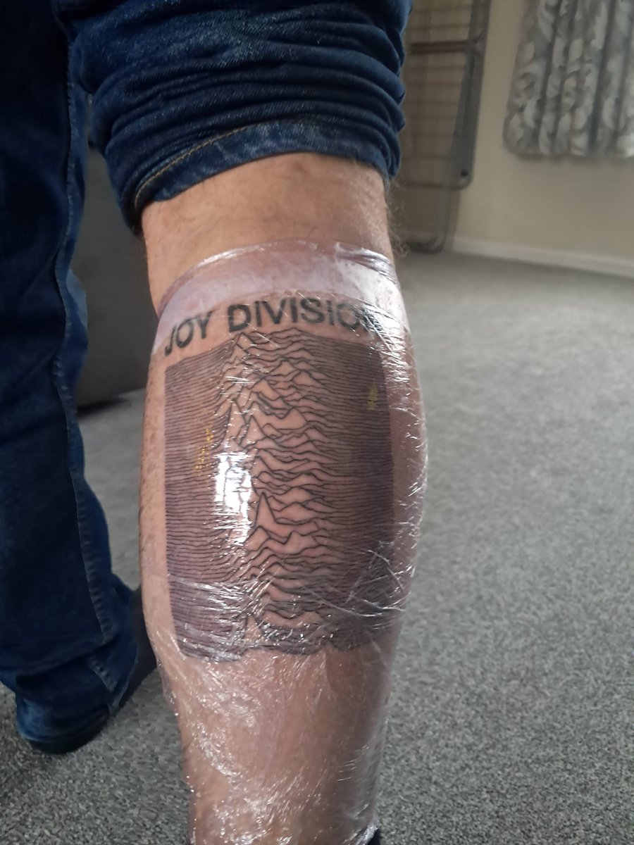 Had my <a href="/joydivision/">Joy Division</a> tattoo at last👌👊👍 <a href="/neworder/">New Order</a>