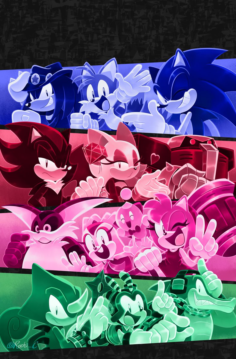 Rechi_C's tweet image. Happy 21st Anniversary Sonic Heroes!
What is your favorite team? 💙❤️🩷💚#SonicTheHedgehog #SonicHeroes #sonicfanart #sonicart