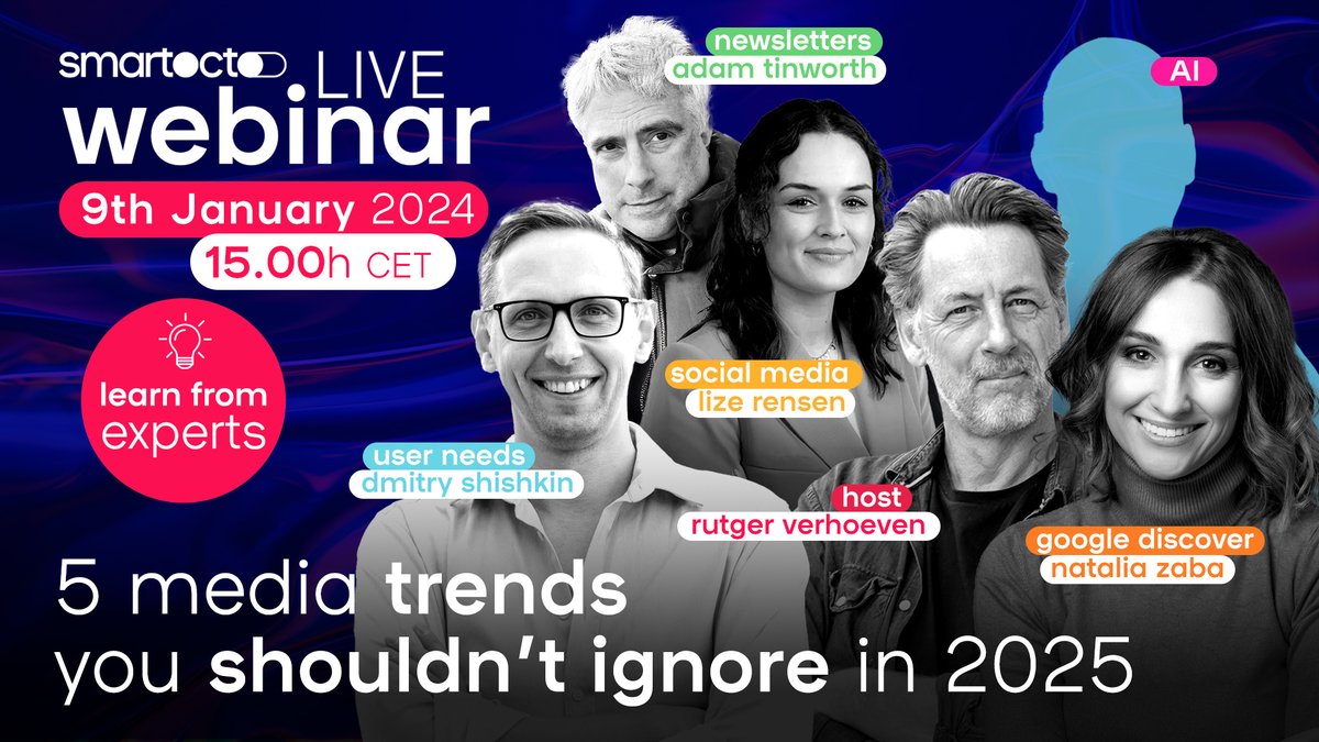 How do you create valuable newsletters and use them to sustain audience relationships?

In this webinar, Adam Tinworth showcases examples of high-quality journalistic newsletters and explores how they can help you achieve your editorial goals. Sign up! bit.ly/3PaLiFz