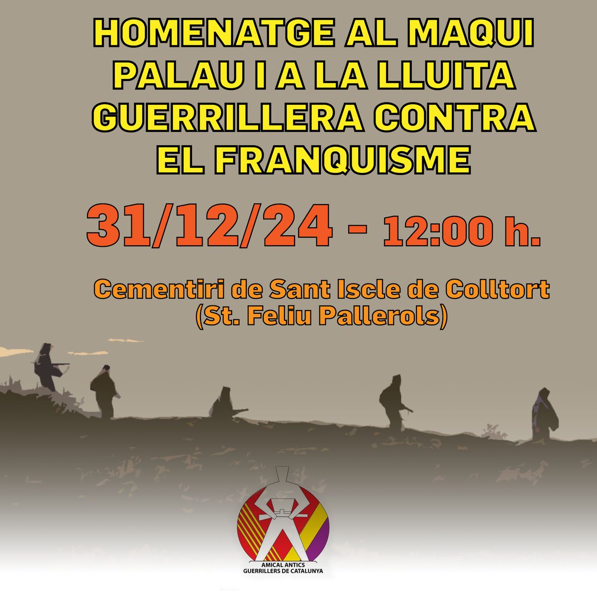 #AmicalAnticsGuerrillersdeCatalunya (@cisquetmaqui) on Twitter photo 